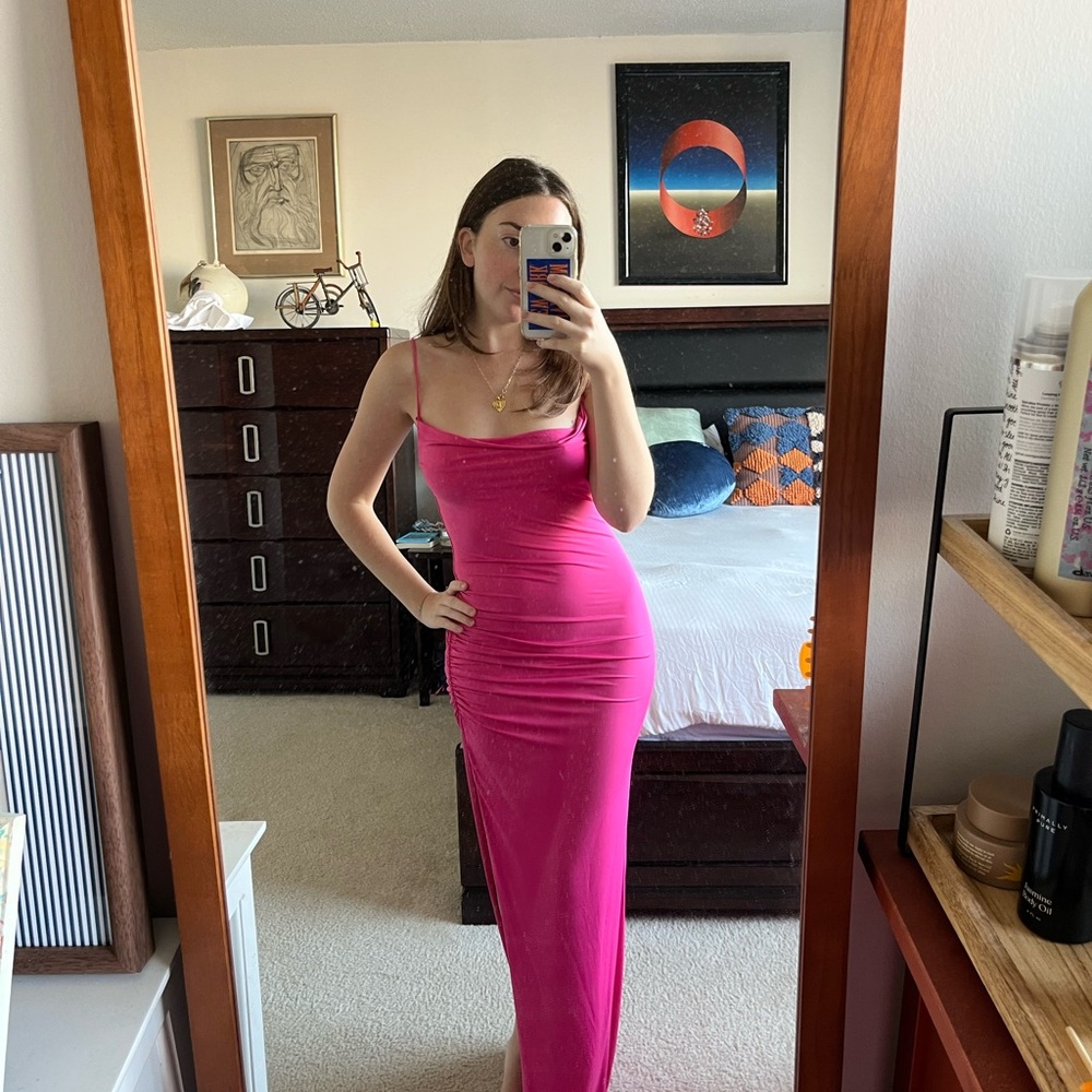 Revolve Lovers & Friends Pink Gown